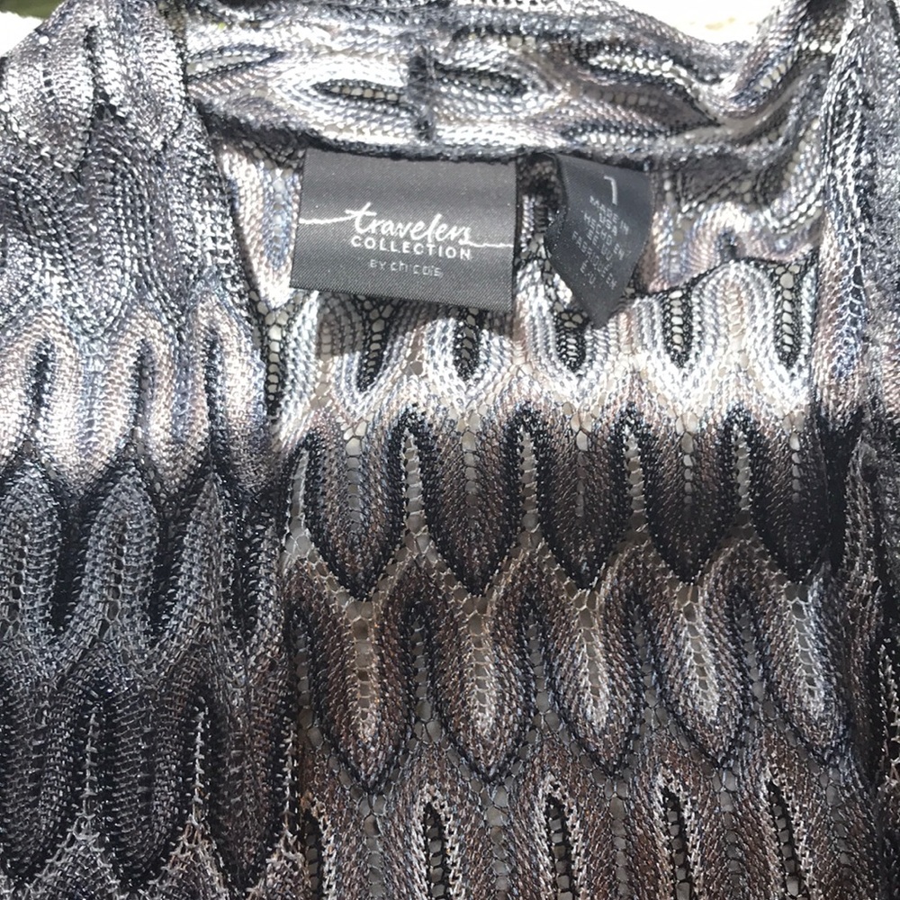 Chico’s patterned duster